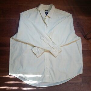 GAP 100% cotton the big shirt in citron (MP)